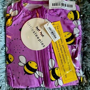 Little Sleepies Bees 0-3 month Zippy